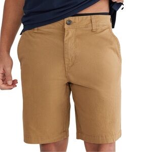 Aeropostale Men’s Classic Chino Khaki Shorts 9.5in, Color Sandalwood (Tan), 42W